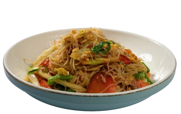 Fideos de arroz de la casa