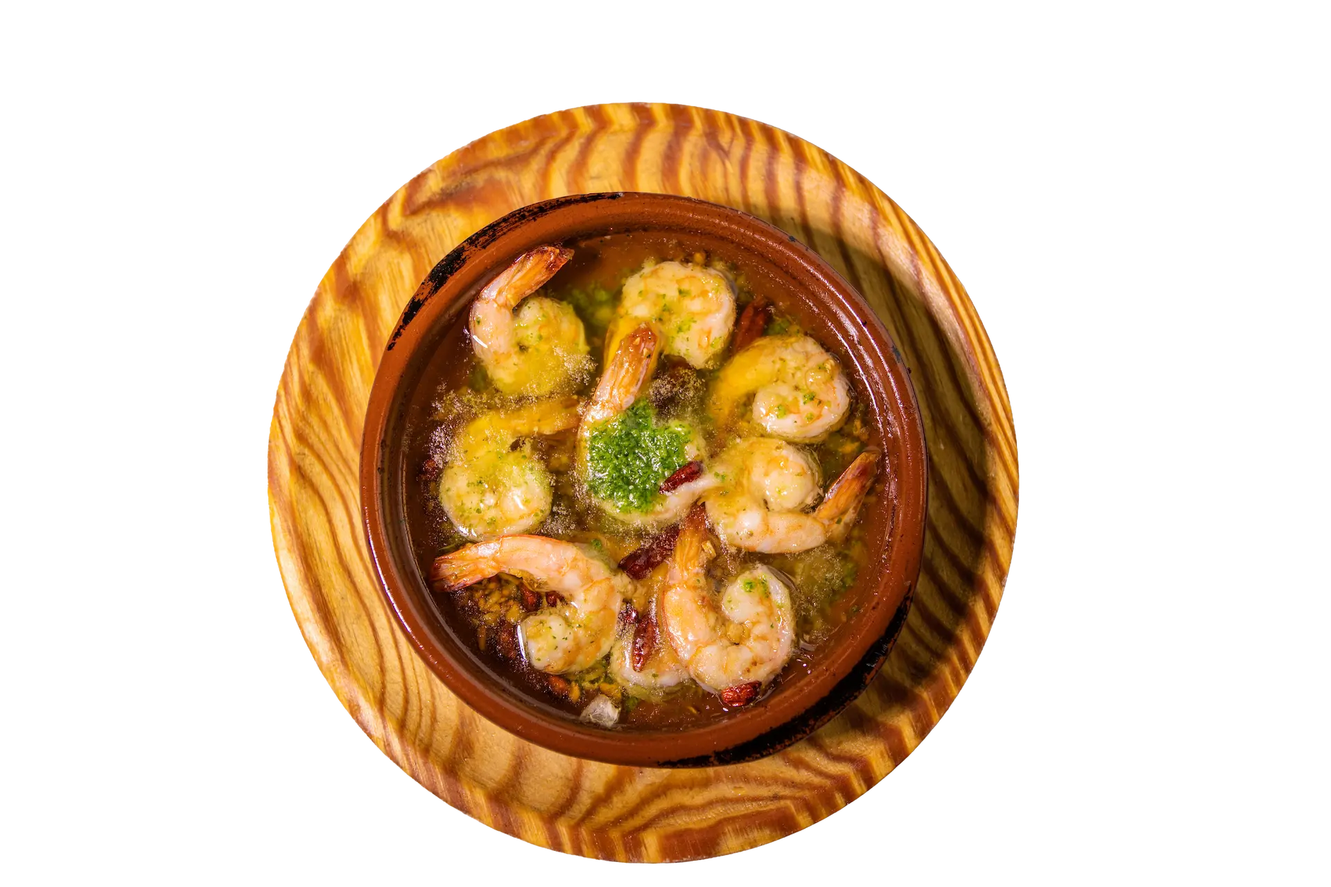 Garlic prawns