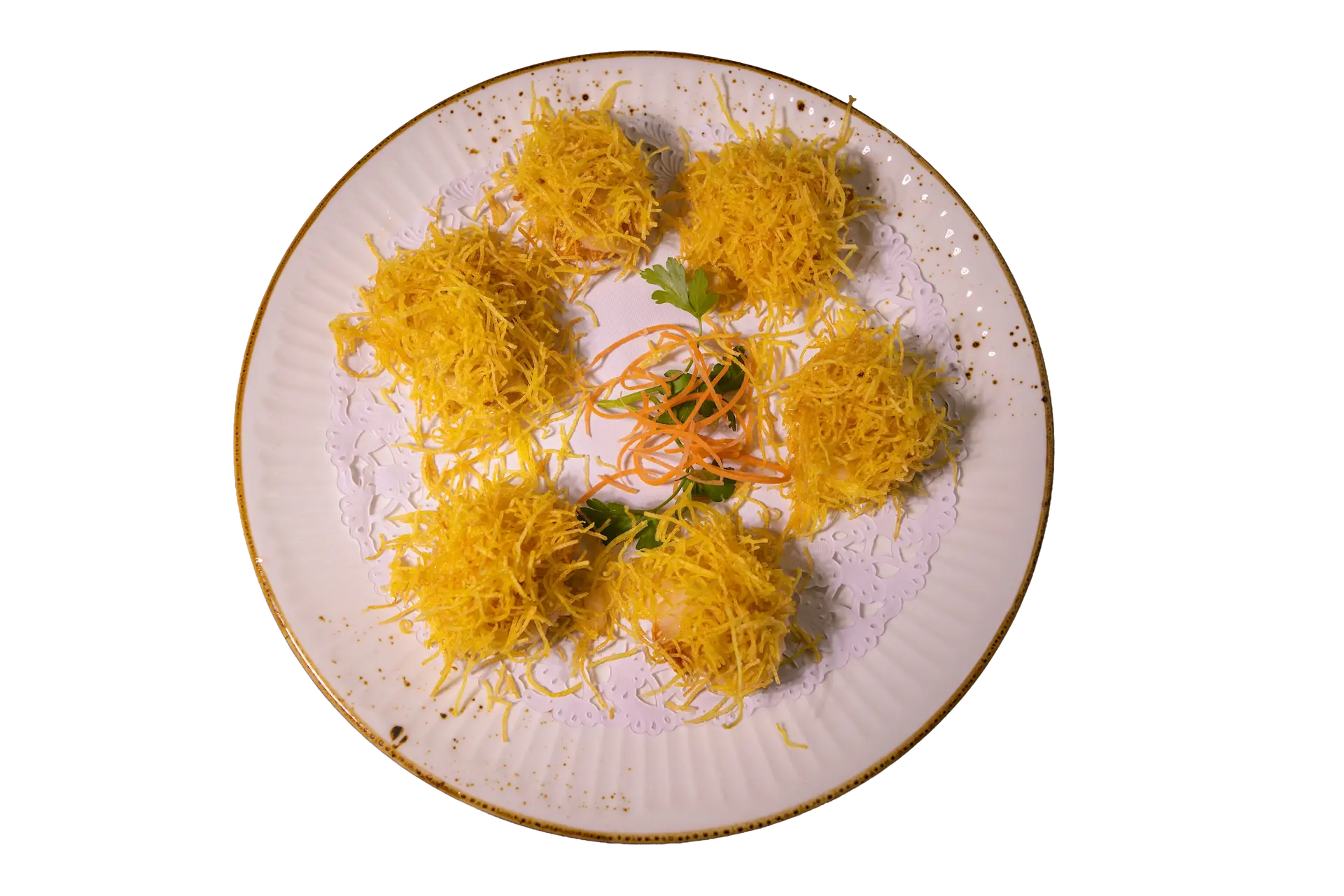 Gambas fritas estilo thailandés