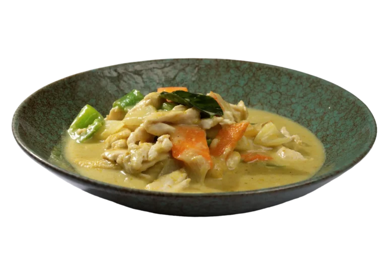 Pollo con curry verde ??