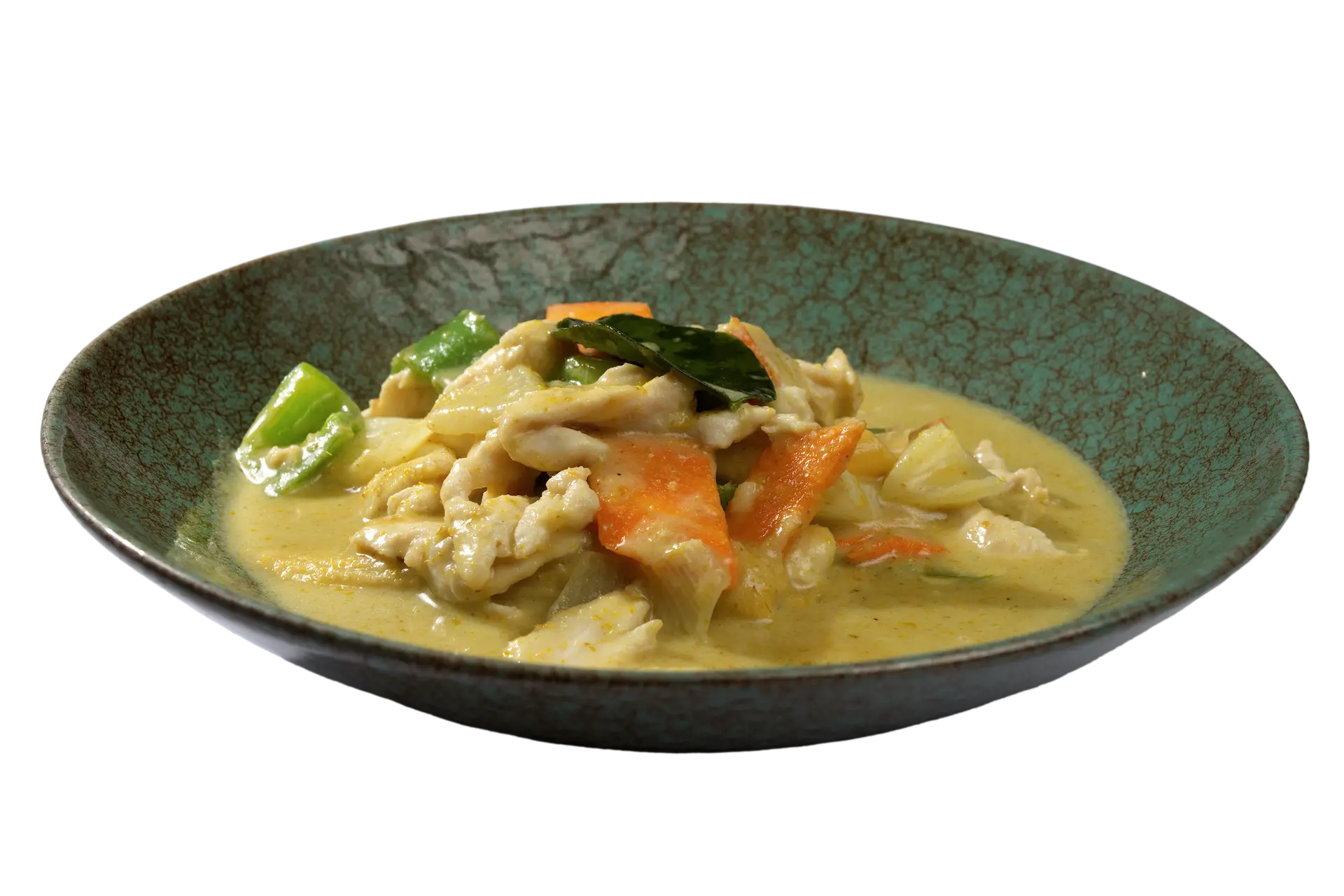 Chicken with green curry ??