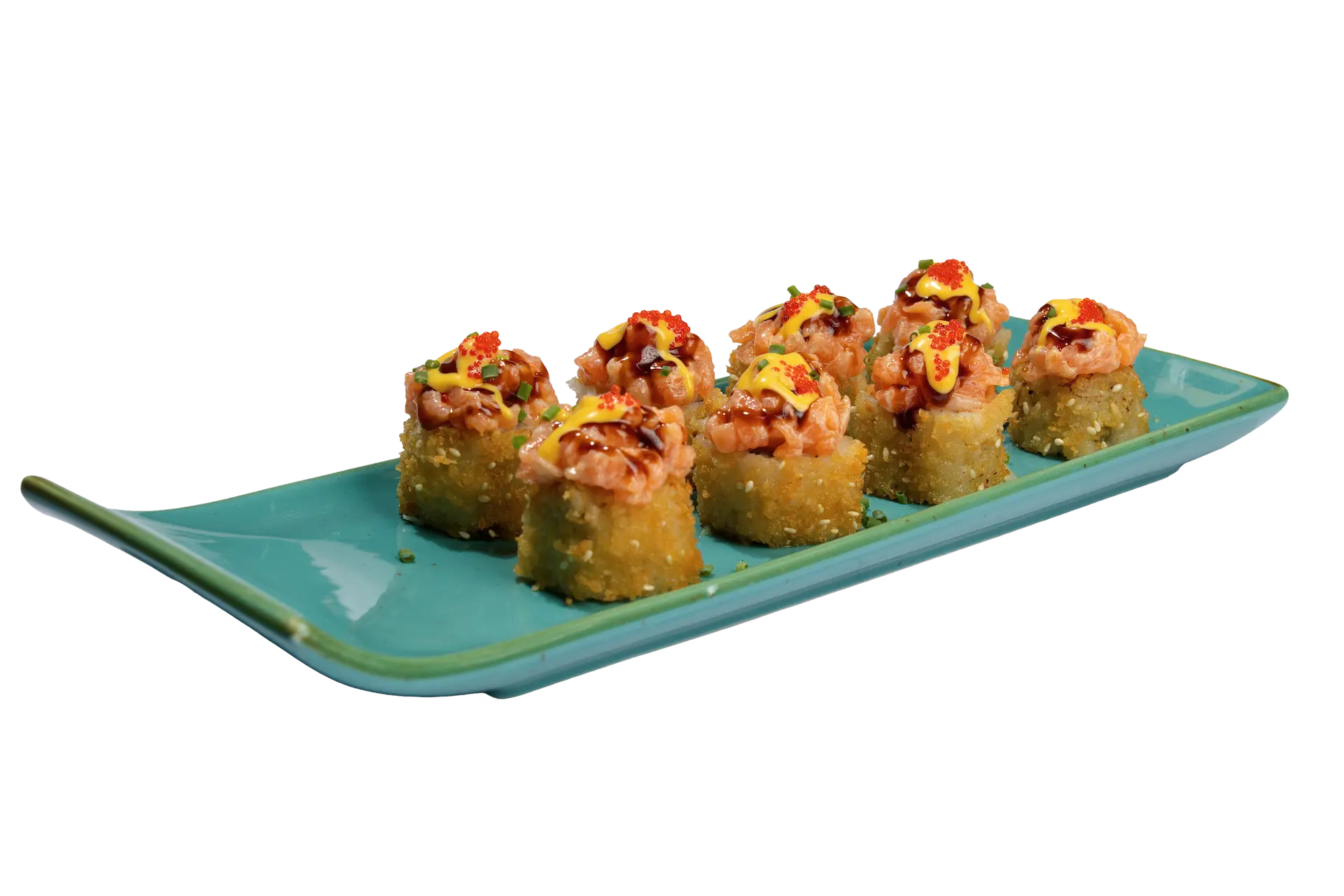 Uramaki Spicy Salmon Cake