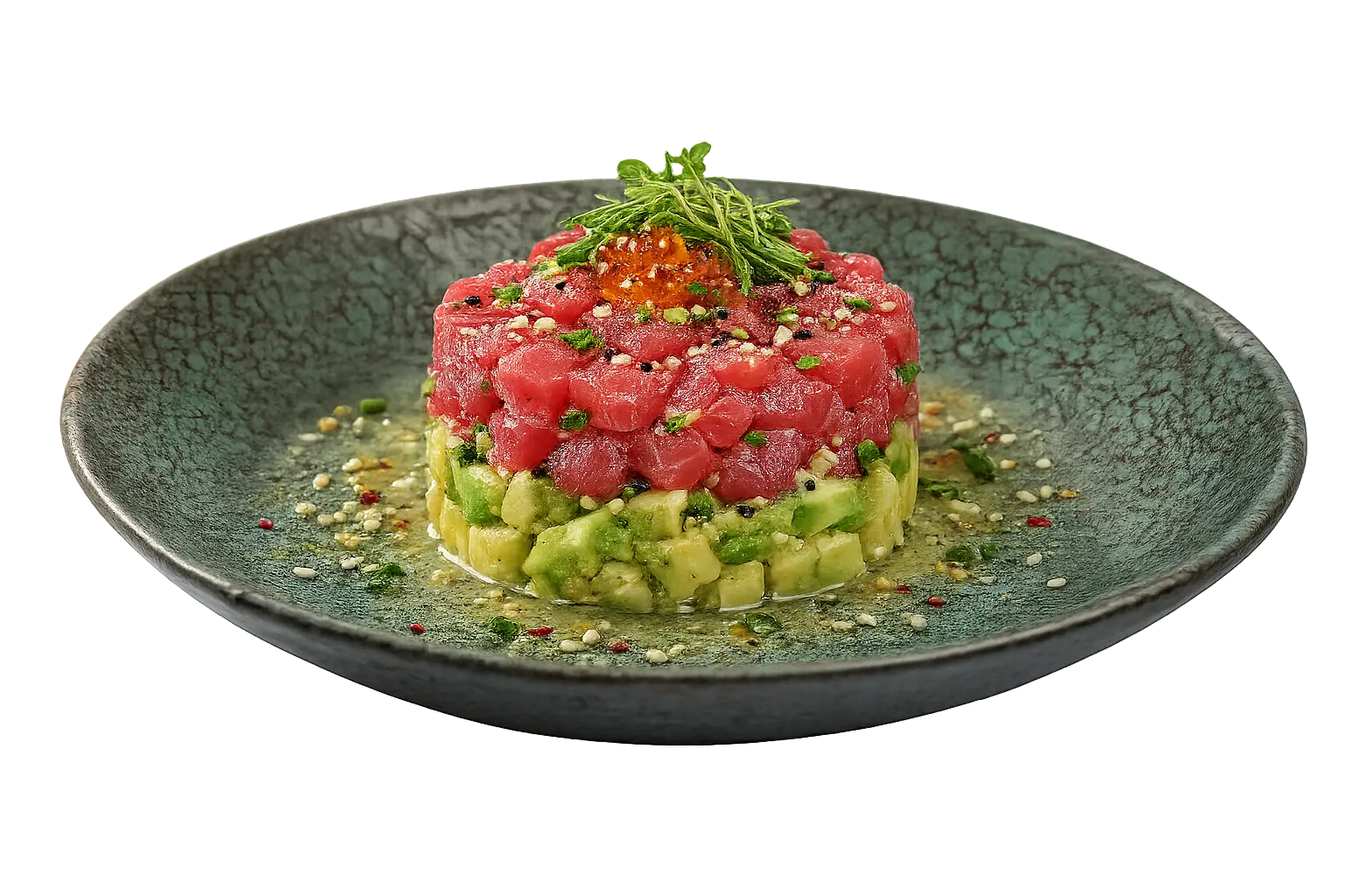 Súper tartar de atún con aguacate