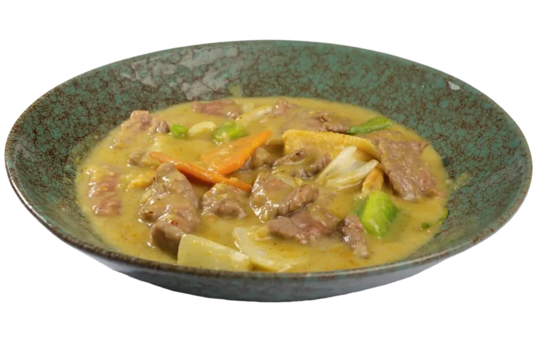 Ternera con curry verde
