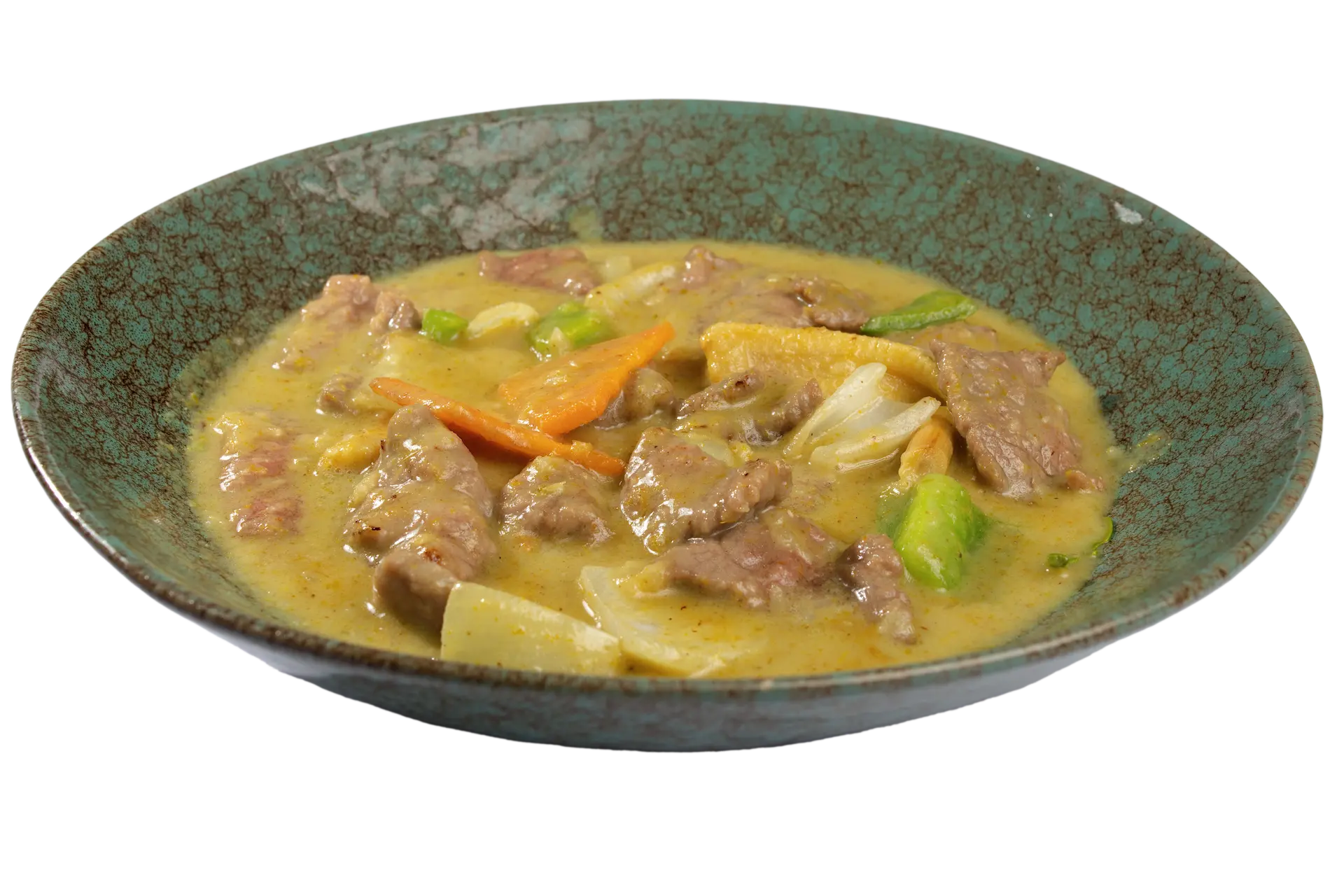 Ternera con curry verde