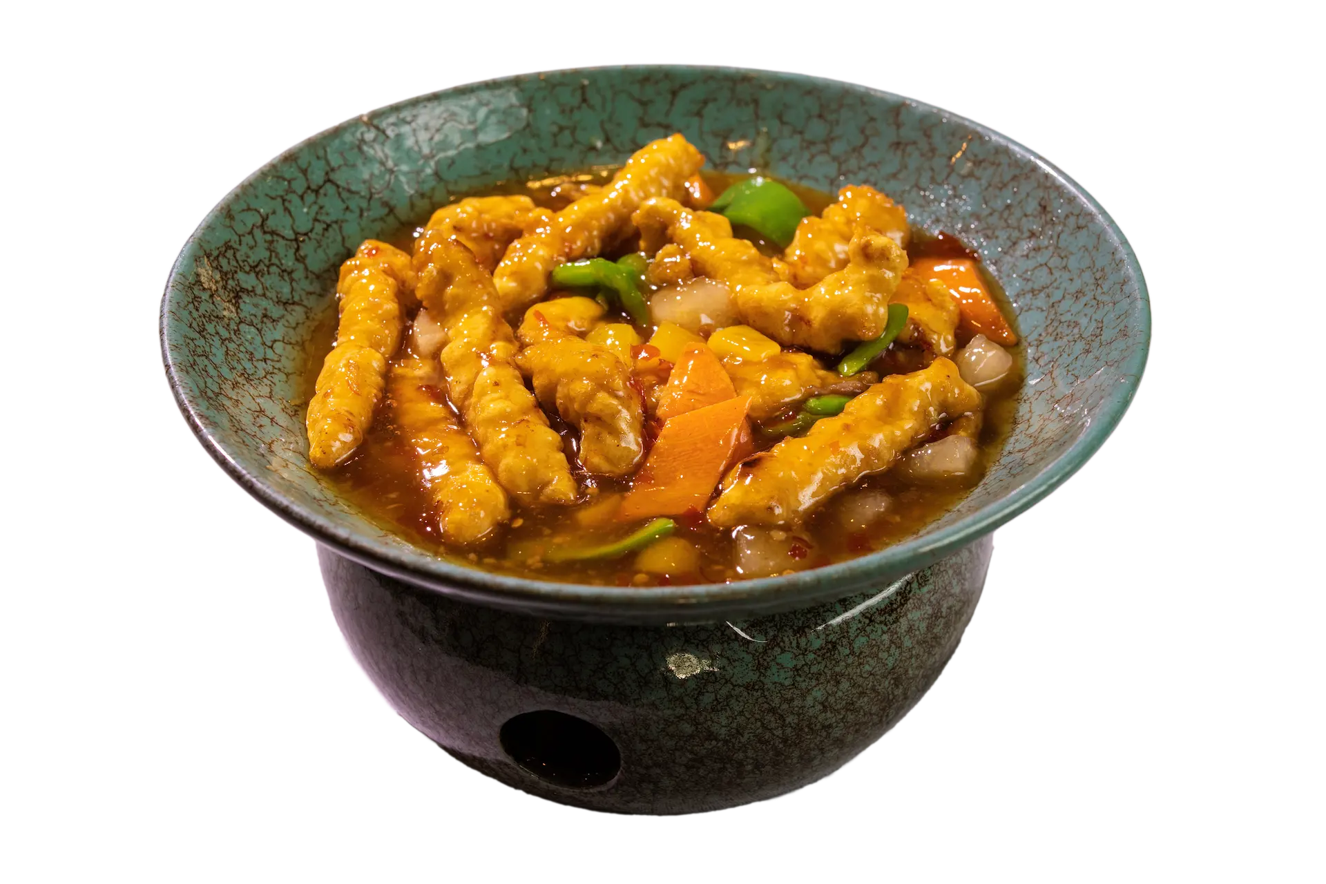 Cerdo con salsa agridulce
