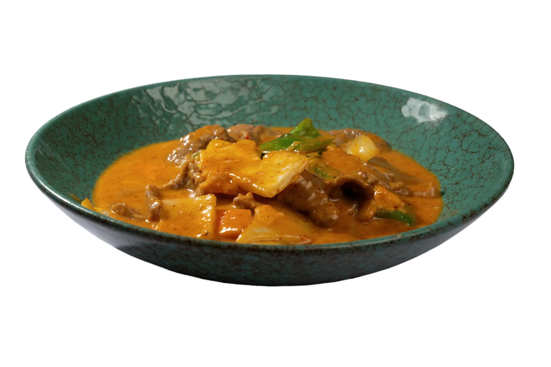Ternera con curry rojo