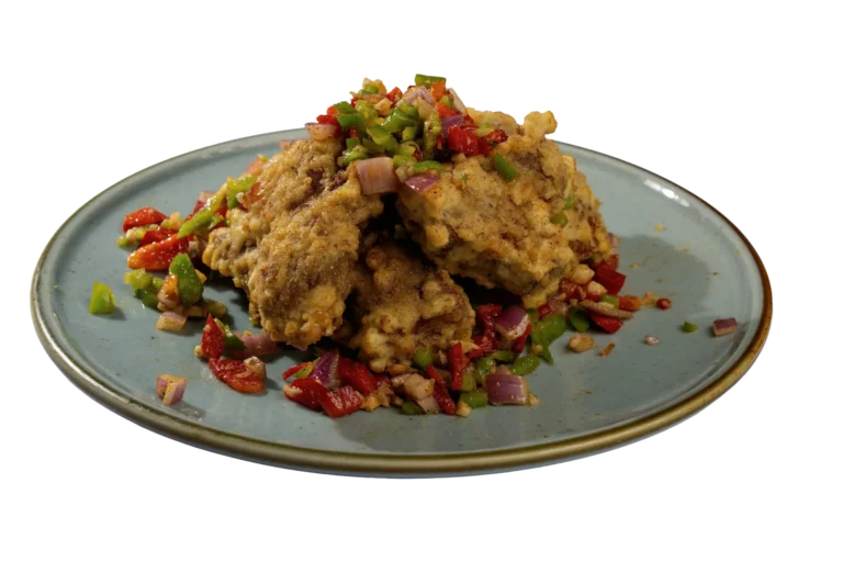 Costilla de cerdo con pimienta y sal